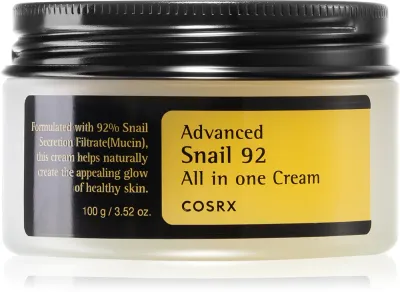 Cosrx Advanced Snail 92 All In One - Интенсивный крем для лица с экстрактом улиточного слизи, 100 г