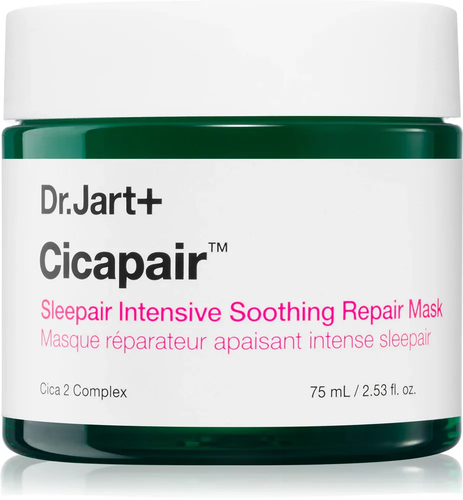 Dr. Jart+ Cicapair Sleepair Intensive Soothing Repair Mask - Маска для лица с увлажняющим действием на ночь, 75 мл