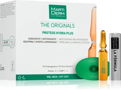 MartiDerm The Originals Protoes Hydra Plus - Сыворотка увлажняющая в ампулах с витамином C, 10 мл