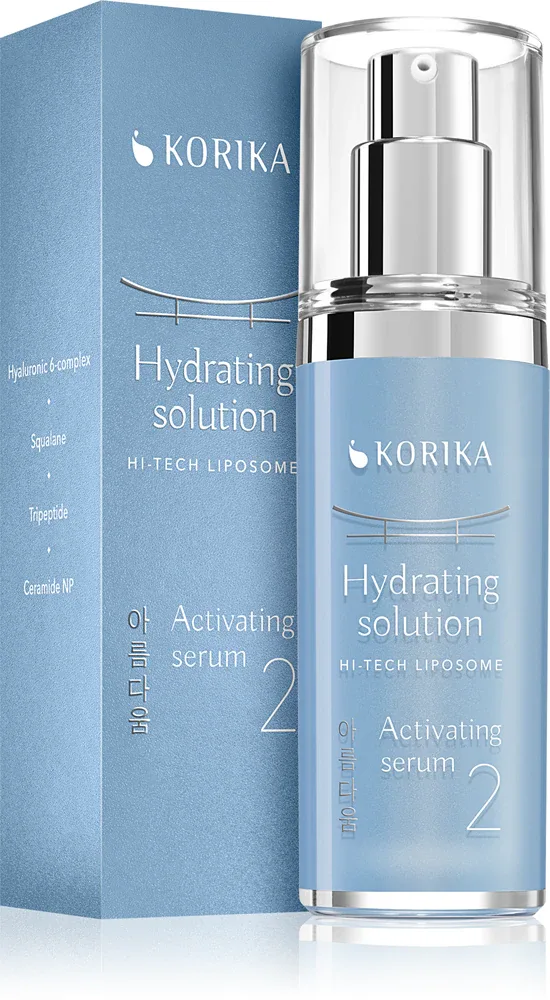 KORIKA HI-TECH LIPOSOME Hydrating solution Activating serum - Сыворотка интенсивного увлажнения, 30 мл