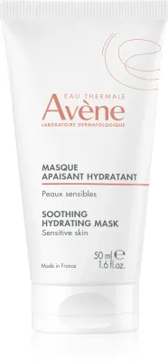 Avene Les Essentiels Soothing Moisture Mask - Увлажняющий и успокаивающий крем для чувствительной кожи, 50 мл