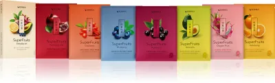 KORIKA SuperFruits Everyday Set of 7 Face Sheet Masks - Набор масок для лица, 7 г