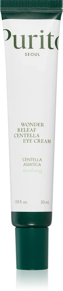 Purito Wonder Releaf Centella Eye Cream - Крем для глаз увлажняющий и разглаживающий с успокаивающим действием, 30 мл