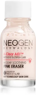 Neogen Dermalogy A-Clear Soothing Pink Eraser - Крем для лица против прыщей, 15 мл