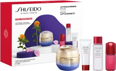 Shiseido Vital Perfection Enriched Value Set - Подарочный набор для восстановления упругости кожи лица