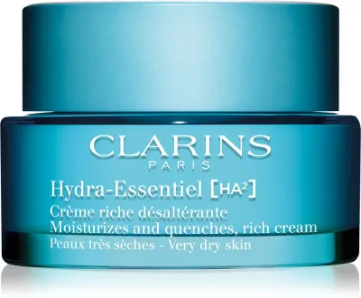 Clarins Hydra-Essentiel [HA²] Rich Cream - Богатый крем увлажняющий для очень сухой кожи, 50 мл