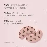Dolce&Gabbana Fresh Skin No-Puff Caffeine Eye Patches - Гелевые подушечки для глаз, 5 г — фото 3