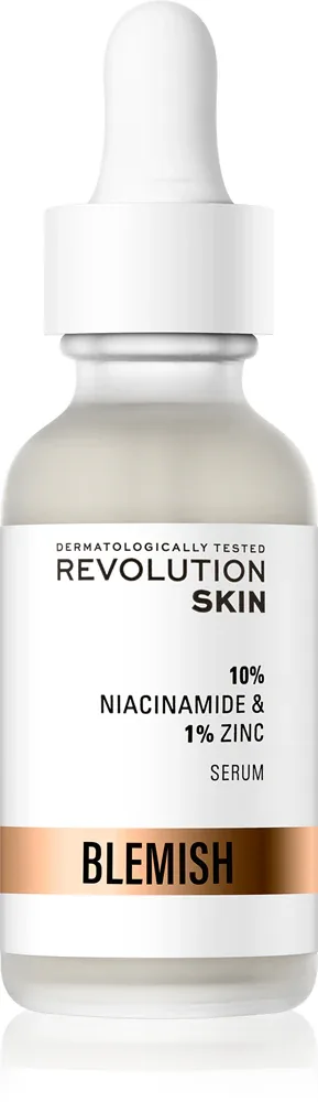 Revolution Skincare Niacinamide 10% + Zinc 1% - Сыворотка для сужения пор, 30 мл