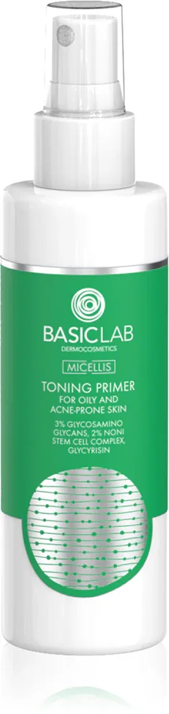 BasicLab Dermocosmetics Micellis - Тоник для лица в спрее для жирной кожи с предрасположенностью к акне, 150 мл