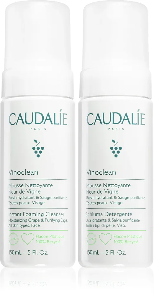 Caudalie Vinoclean - Набор для глубокого очищения - демакияж, 2 шт