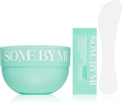 Some By Mi PDRN Spirulina Soothing Sherbet Mask - Успокаивающая маска для лица с охлаждающим эффектом, 10 г