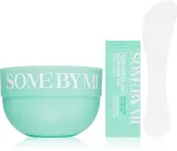 Some By Mi PDRN Spirulina Soothing Sherbet Mask - Успокаивающая маска для лица с охлаждающим эффектом, 10 г — фото 1