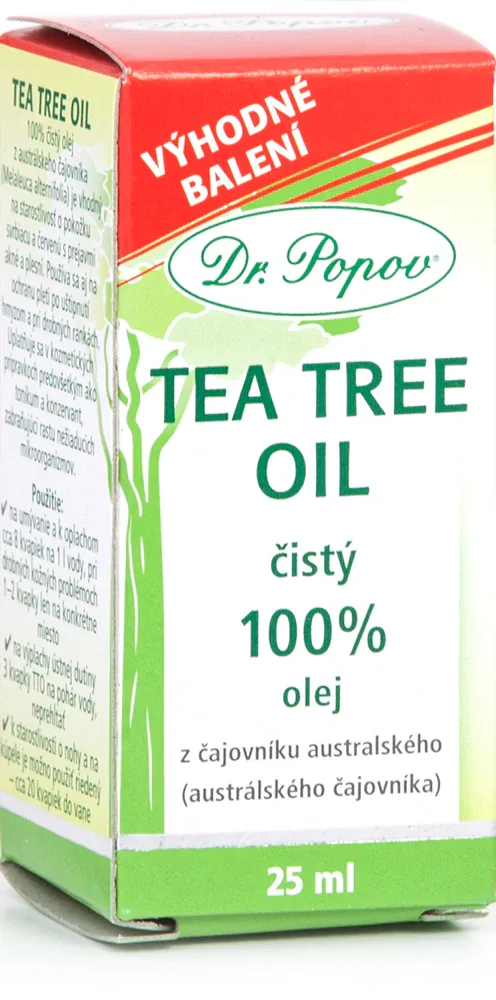 Масло чайного дерева Dr. Popov Tea Tree Oil 100% для проблемной кожи