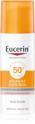 Eucerin Sun Pigment Control - Защитный крем против пигментации SPF 50+, 50 мл