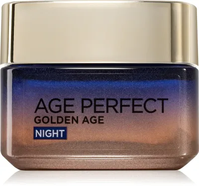 L’Oreal Paris Age Perfect Golden Age - Противоморщинный крем для ночного ухода за кожей зрелого возраста 60+, 50 мл