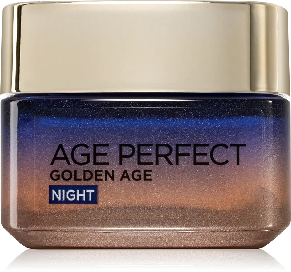 L’Oreal Paris Age Perfect Golden Age - Противоморщинный крем для ночного ухода за кожей зрелого возраста 60+, 50 мл