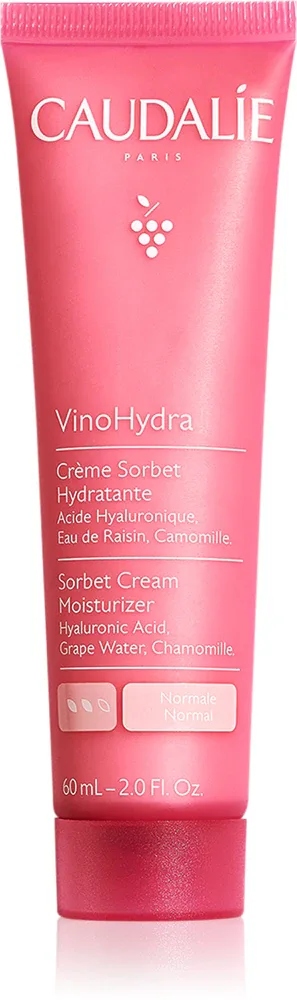 Caudalie VinoHydra Sorbet Cream Moisturizer - Увлажняющий крем-гель для чувствительной кожи, 60 мл