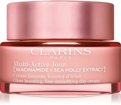 Clarins Multi-Active Day Cream All Skin Types - Крем для лица, выравнивающий и осветляющий, подходит для всех типов кожи, 50 мл