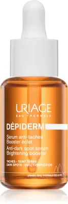 Uriage Depiderm Anti-Dark Spot Brightening Booster Serum - Сыворотка для лица, корректирующая пигментные пятна с осветляющим эффектом, 30 мл