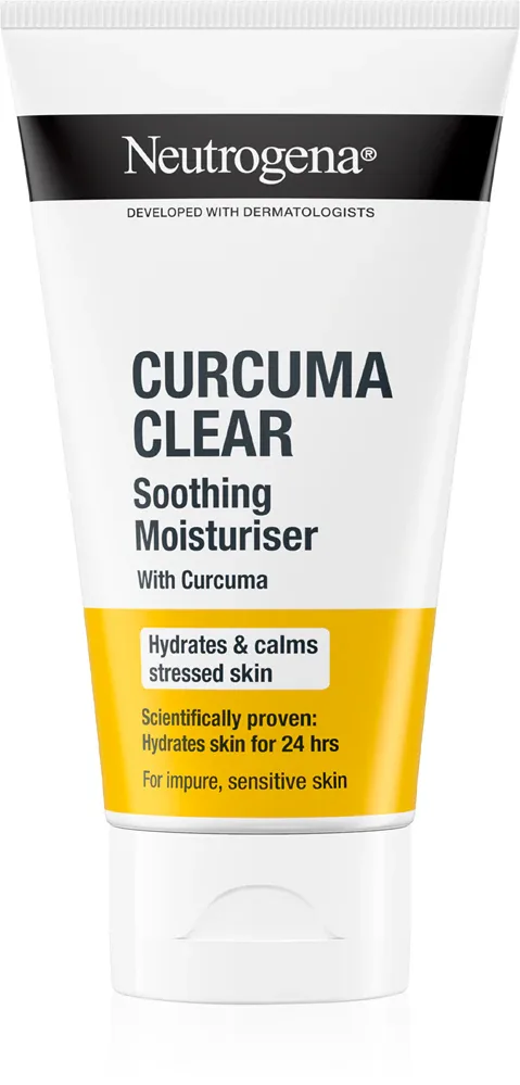 Neutrogena Curcuma Clear - Крем увлажняюще-успокаивающий, 75 мл