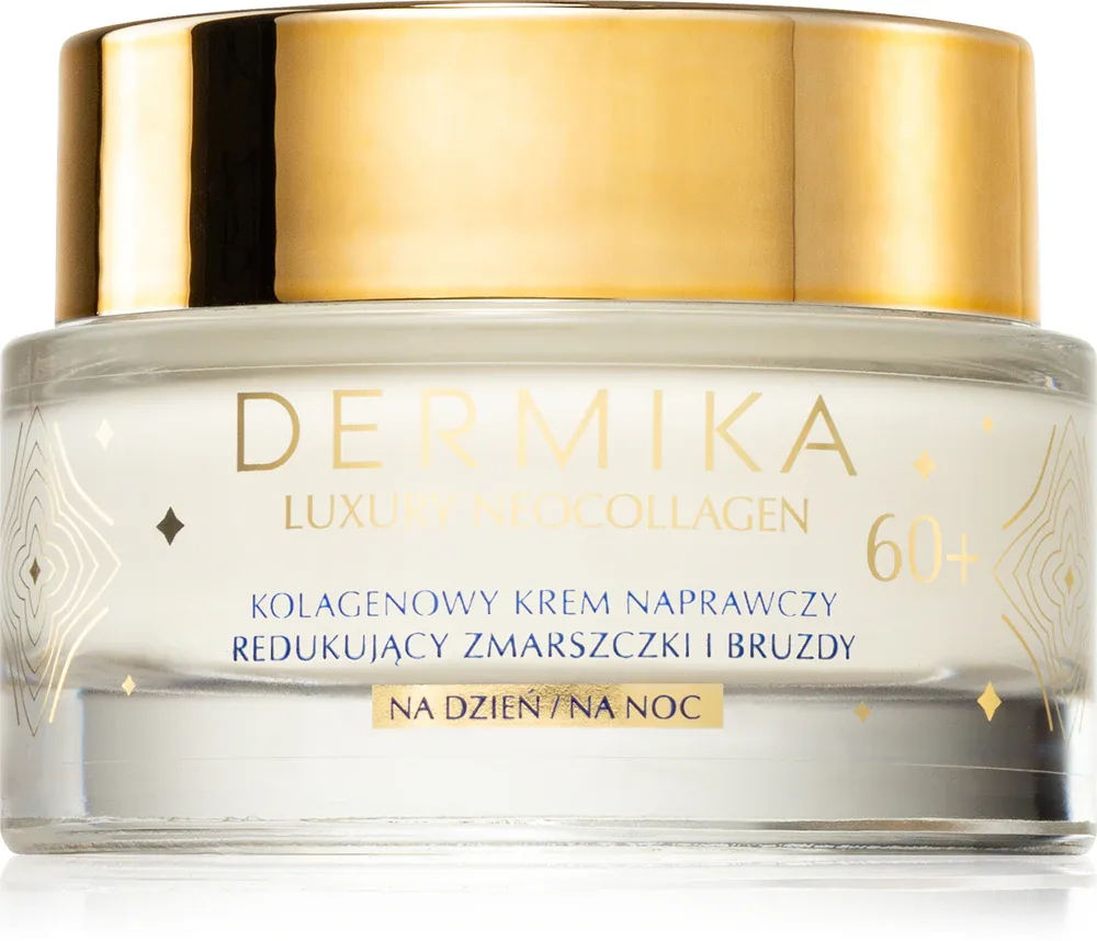 Dermika Luxury Neocollagen - Крем для лица, уменьшающий глубокие морщины 60+, 50 мл