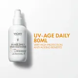 Vichy Capital Soleil UV-Age Daily - Солнцезащитный флюид для лица антивозрастной SPF 50+ — фото 7