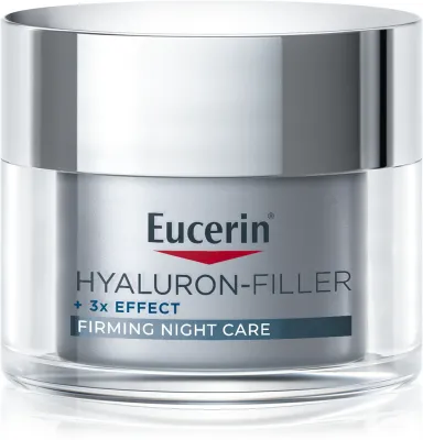 Eucerin Hyaluron-Filler + 3x Effect - Крем на ночь против старения кожи, 50 мл