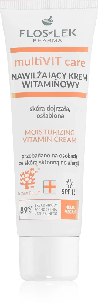 FlosLek Pharma Multivit Care - Крем увлажняющий с витаминами, 50 мл