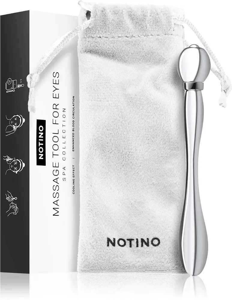 Массажёр для глаз Notino Spa Collection роликовый, охлаждающий, металлический Silver