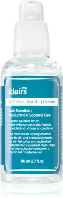 Klairs Rich Moist Soothing Serum - Успокаивающая сыворотка для лица с увлажняющим действием, 80 мл