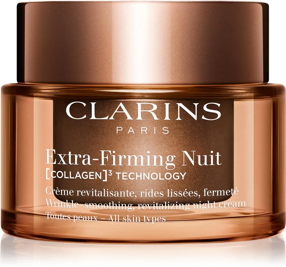 Clarins Extra-Firming Night Cream - Антивозрастной лифтинг-крем для ночного ухода для всех типов кожи, 50 мл