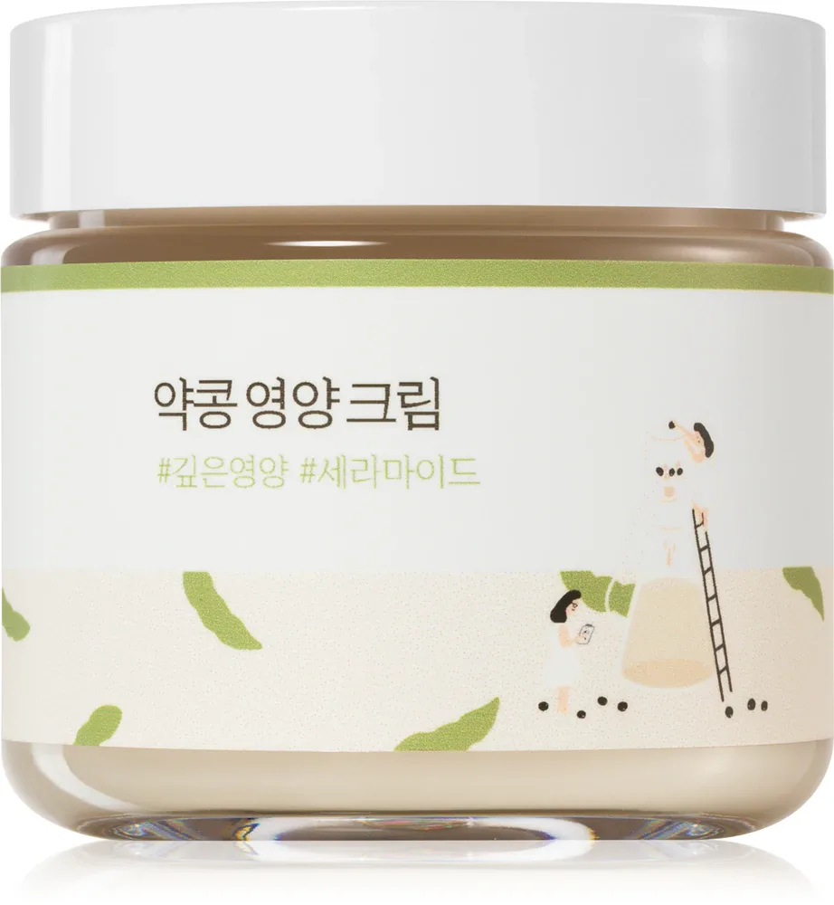 ROUND LAB Soybean Nourishing Cream - Крем глубокого увлажнения с антивозрастным действием, 80 мл