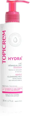 Topicrem UH FACE Gentle Cleansing Milk - Нежное молочко для очищения чувствительной и сухой кожи, 200 мл