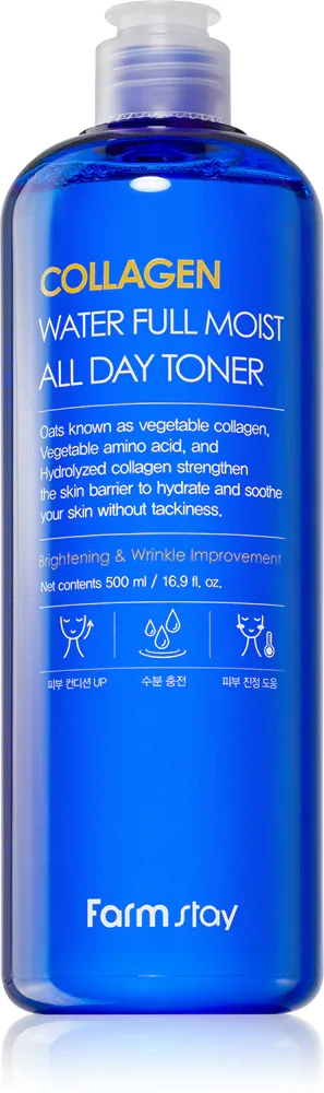 Farmstay Collagen Water Full Moist - Тоник для лица, 500 мл