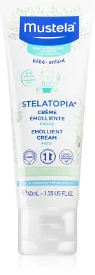 Крем для лица Mustela Bebe Stelatopia для детей с атопичной кожей, увлажняющий, 40 мл
