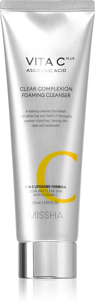 Missha Vita C Plus - Активная пенка для очищения с витамином C, 120 мл
