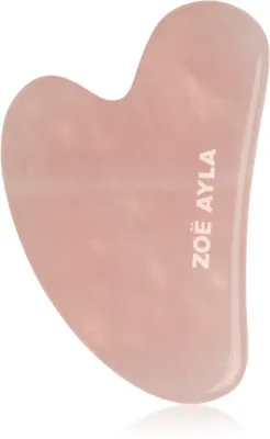Zoë Ayla Luxurious Rose Gua Sha Therapy Tool - аксессуары для массажа, 1 шт