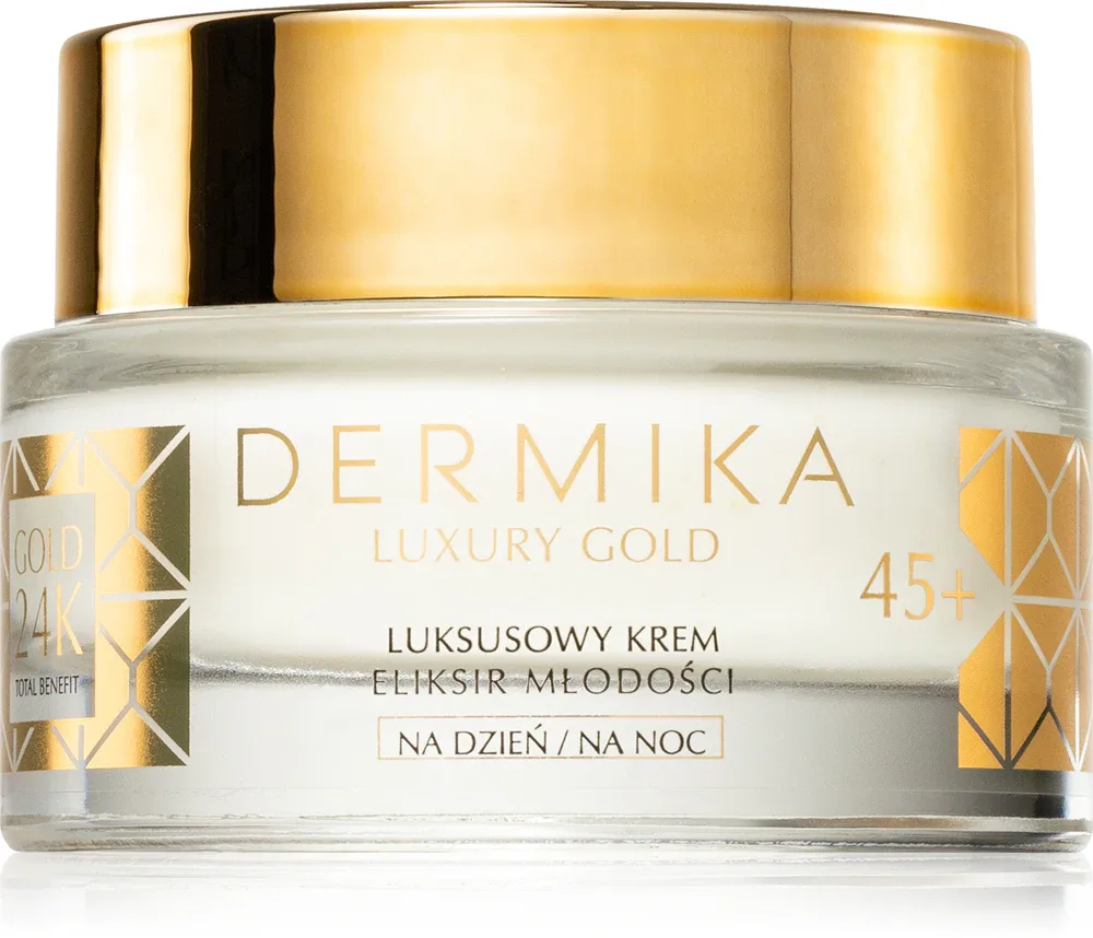 Dermika Luxury Gold - Крем омолаживающий 45+, 50 мл
