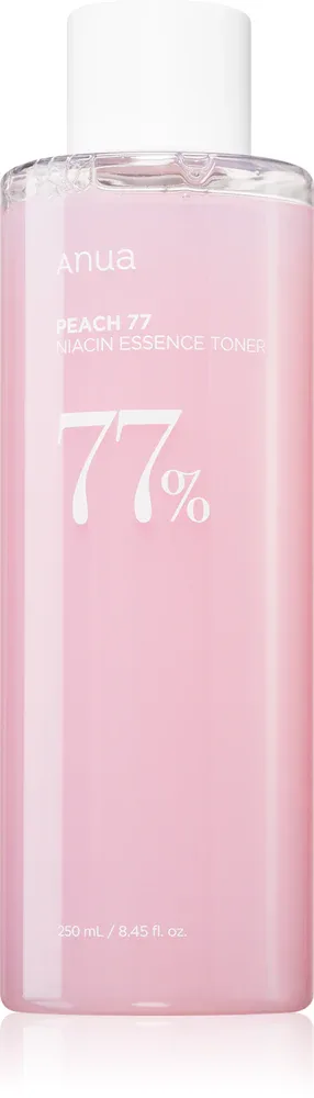 Anua Peach 77% Niacin Essence Toner - Увлажняющий успокаивающий тоник, 250 мл