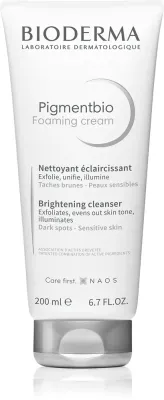 Bioderma Pigmentbio Foaming Cream - Кремовая пенка для глубокого очищения кожи с эффектом отбеливания, 200 мл
