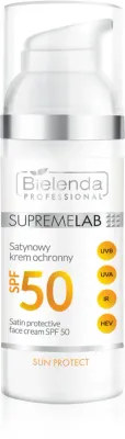Bielenda Professional Supremelab Sun Protect - Солнцезащитный крем Satin SPF 50, 50 мл