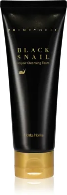 Holika Holika Prime Youth Black Snail - Пенка для очищения кожи с экстрактом слизи улитки, 100 мл