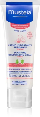 Mustela Bebe - Увлажняющий и успокаивающий крем для детей с рождения, 40 мл