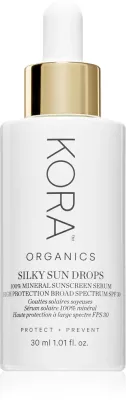 KORA Organics Silky Sun Drops - Эмульсия для загара для лица, 30 мл