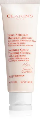 Clarins Soothing Gentle Foaming Cleanser - Пенящийся крем для очищения кожи, 125 мл