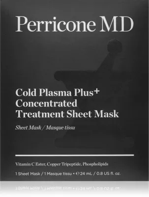 Perricone MD Cold Plasma Plus+ Treatment Sheet Mask - Маска для лица в листе, 1 шт