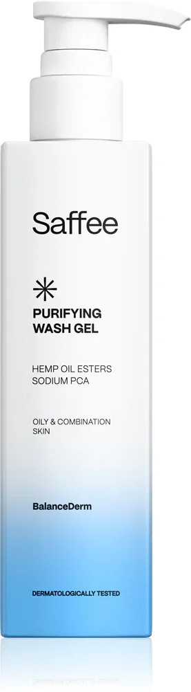 Saffee BalanceDerm Purifying Wash Gel - Гель для очищения жирной и комбинированной кожи, 200 мл