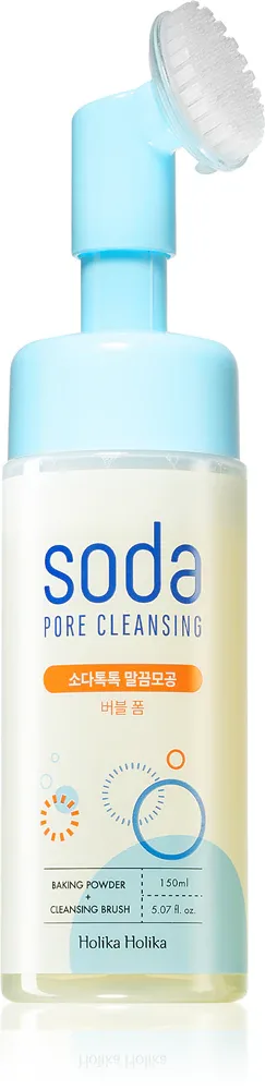 Holika Holika Soda - Пенка для глубокого очищения с щеткой, 150 мл