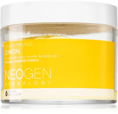 Neogen Dermalogy Bio-Peel+ Gauze Peeling Lemon - Крем для лица с отшелушивающими частицами для осветления и смягчения кожи, 30 шт
