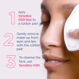 Bioderma Sensibio H2O Eye - Двухфазный мицеллярный лосьон для глаз и губ, 125 мл — фото 6